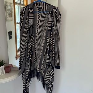 Papillon fringe cardigan